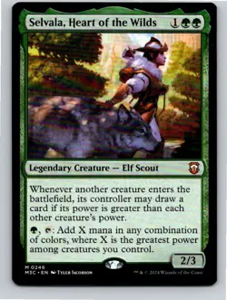 Magic the Gathering Selvala, Heart of the Wilds Modern Horizons 3 Commander MTG - Image 1