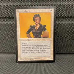 MTG Magic The Gathering - BENALISH HERO, Beta - Image 1