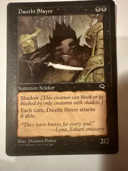 Dauthi Slayer (Tempest Common, English 1997) MTG NM - Image 1