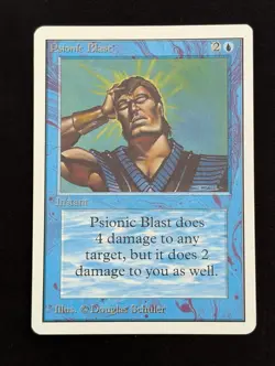Magic: The Gathering - Psionic Blast (Unlimited Edition 1993) Vintage Old School - Image 1