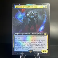 Golbez, Crystal Collector - Extended Art FOIL - Final Fantasy #490 Rare, NM - Image 1