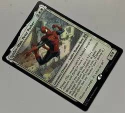 MTG Marvel’s SPE Spider-Man, Peter Parker Legendary Creature MYTHIC FOIL #0004 - Image 2