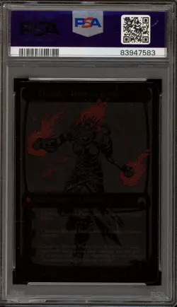 Magic MTG Chandra Fire of Kaladesh Roaring Flame SDCC Foil #135 PSA 9 Mint - Image 2