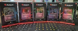 Magic the Gathering Starter Commander Deck Sets Sealed **5 Box Set** - Image 1