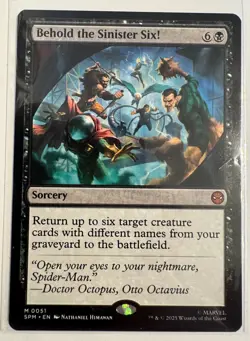 Behold the Sinister Six! #0051 Marvel's Spider-Man MTG Regular NM - Image 1