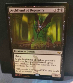 Archfiend of Depravity - Intro Pack FOIL - Fate Reforged - NM - Rare - MTG - Image 1
