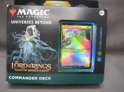 MAGIC THE GATHERING LORD OF THE RINGS ELVEN COUNCIL COMMANDER DECK c - Image 1