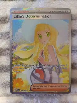 Lillie's Determination Secret Rare 184/132 Pokemon TCG Near Mint NM *Pack Fresh* - Image 1