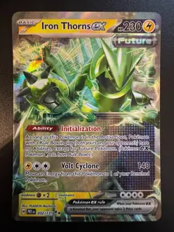 2025 Pokemon S&V Prismatic Evolutions Iron Thorns ex Double Rare NM 032/131 - Image 1