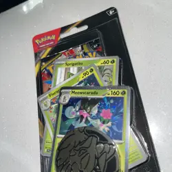 Pokemon Mega Evolution Premium Checklane Blister Meowscarada W/ Perfect Swirl 🍥 - Image 2