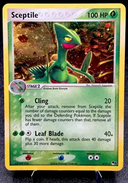 Sceptile 4/17 LP Cosmos Holo Pop Series 1 Pokemon League Challenge Promo! - Image 1