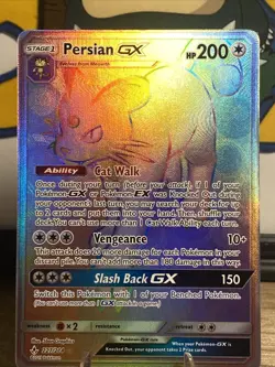 Pokemon TCG Persian GX (Secret) 227/214 Sm-Unbroken Bonds Holo - Image 1