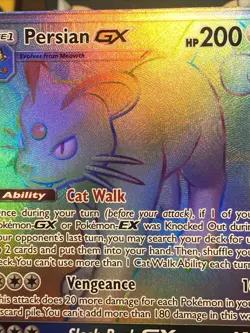 Pokemon TCG Persian GX (Secret) 227/214 Sm-Unbroken Bonds Holo - Image 2