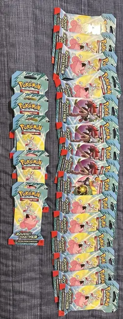 Pokemon Journey Together Sleeved Booster Packs Lot Of x20, NEW - Image 1