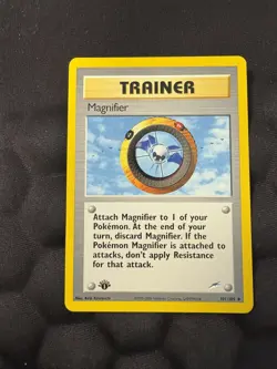 Pokemon TCG Neo Destiny 1st Edition Magnifier 101/105 Vintage Rare LP - Image 3