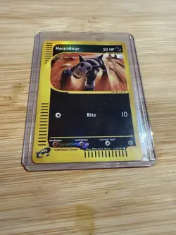 Pokemon TCG Houndour Expedition Base Set 113/165 Reverse Holo Rare NM - Image 2