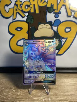 Pokemon TCG Alolan Ninetales GX SV53/SV94 NM Hidden Fates Shiny Vault Full Art - Image 5
