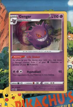 Pokemon TCG Gengar 085/202 Swsh01: Sword & Shield Holo Rare NM/M - Image 1