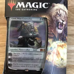 MTG Core Set 2019 Ajani Planeswalker Deck - Sealed | Exclusive Card + Boosters - Image 5
