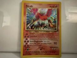 Ho-Oh Holo 7/64 - Neo Revelation - 2000 - German - Pokemon Card - Lightly Played - Image 1