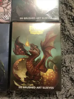 DRAGON SHIELD Sparky baby dragon 100 CARD SLEEVES DECK PROTECTORS Kit Of 4 - Image 3