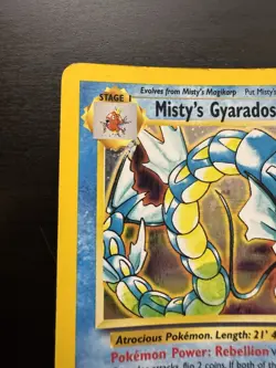Misty’s Gyarados 13/132 Holo Rare Gym Challenge Pokemon Card HP - Image 2
