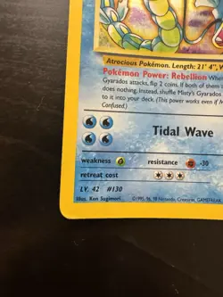 Misty’s Gyarados 13/132 Holo Rare Gym Challenge Pokemon Card HP - Image 5