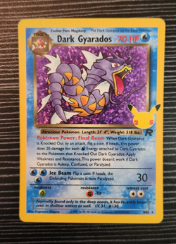 Pokemon- Dark Gyarados 8/82- Holo Card- Celebrations: Classic Collection - Image 1