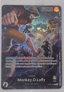 Monkey.D.Luffy PSA Magazine Promo OP05-060 One Piece Cards Foil SEALED BRAND NEW - Image 2