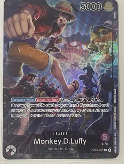Monkey.D.Luffy PSA Magazine Promo OP05-060 One Piece Cards Foil SEALED BRAND NEW - Image 3