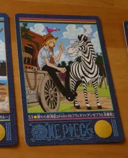 ONE PIECE VISUAL ADVENTURE CARDDASS CARD REG CARTE 53 MADE IN JAPAN 2000 NM - Image 1