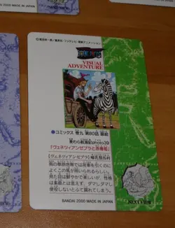 ONE PIECE VISUAL ADVENTURE CARDDASS CARD REG CARTE 53 MADE IN JAPAN 2000 NM - Image 2