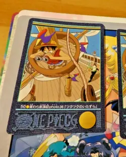 ONE PIECE VISUAL ADVENTURE CARDDASS CARD REG CARTE 50 MADE IN JAPAN 2000 ** - Image 1