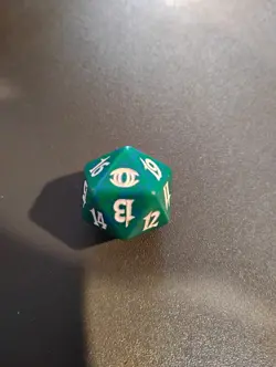 Magic The Gathering Mtg Futuresight Spindown D20 Green X1 1x Rare - Image 1