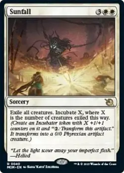 MTG Sunfall, NM-Mint, English March of the Machine - Image 1