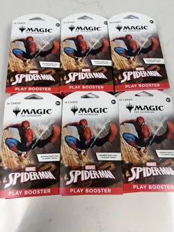 MTG: Magic The Gathering Marvel Spider-Man Play Sleeved 30 Booster Packs - Image 1