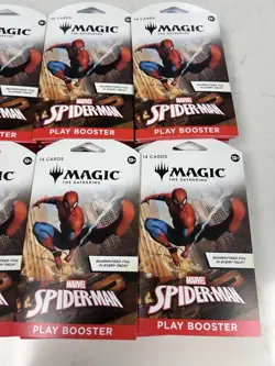 MTG: Magic The Gathering Marvel Spider-Man Play Sleeved 30 Booster Packs - Image 2