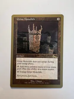Grim Monolith - MTG World Championship Decks 1999 - NM - Image 1
