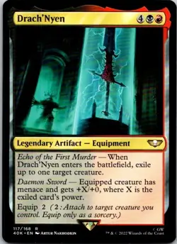 Magic the Gathering Drach'Nyen Warhammer 40,000 40k Commander MTG Free Ship! - Image 1