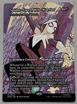 MTG Marvel Universe Najeela Legendary Creature MYTHIC REGULAR #0024 - Image 1