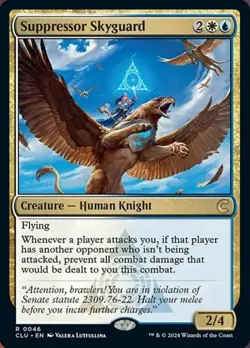 Mint/Near-Mint, English - 1 x MTG Suppressor Skyguard Ravnica: Clue Edition - Image 1