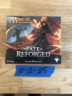 MTG- Fate Reforged Fat Pack Sealed- 9 English Boosters Magic The Gathering 2015 - Image 1