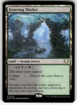FESTERING THICKET #21 (RARE) MTG COMMANDER: EDGE OF ETERNITIES - Image 1