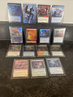 Magic The Gathering Marvel Spider-Man Lot! Borderless, Foils, And More! - Image 1