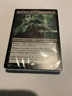 VENOM, EDDIE BROCK : Magic The Gathering Spider Man Welcome Deck SEALED Pack; NM - Image 1