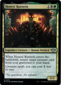 MTG Honest Rutstein Foil NM Outlaws of Thunder Junction OTJ Magic 207 - Image 1