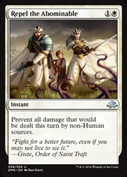 Repel the Abominable - Foil - Eldritch moon #038/205 MTG Magic The Gathering - Image 1