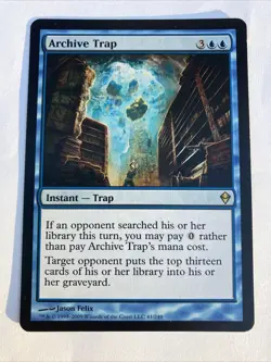 Archive Trap Zendikar MTG LP - Image 1
