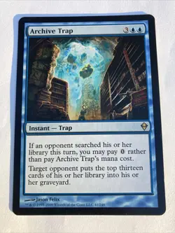 Archive Trap Zendikar MTG LP - Image 1