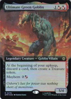 MTG Ultimate Green Goblin (Extended Art) (276) | NM Foil | Spider-Man {SPM} - Image 2
